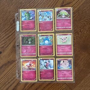 10 Pokémon cards